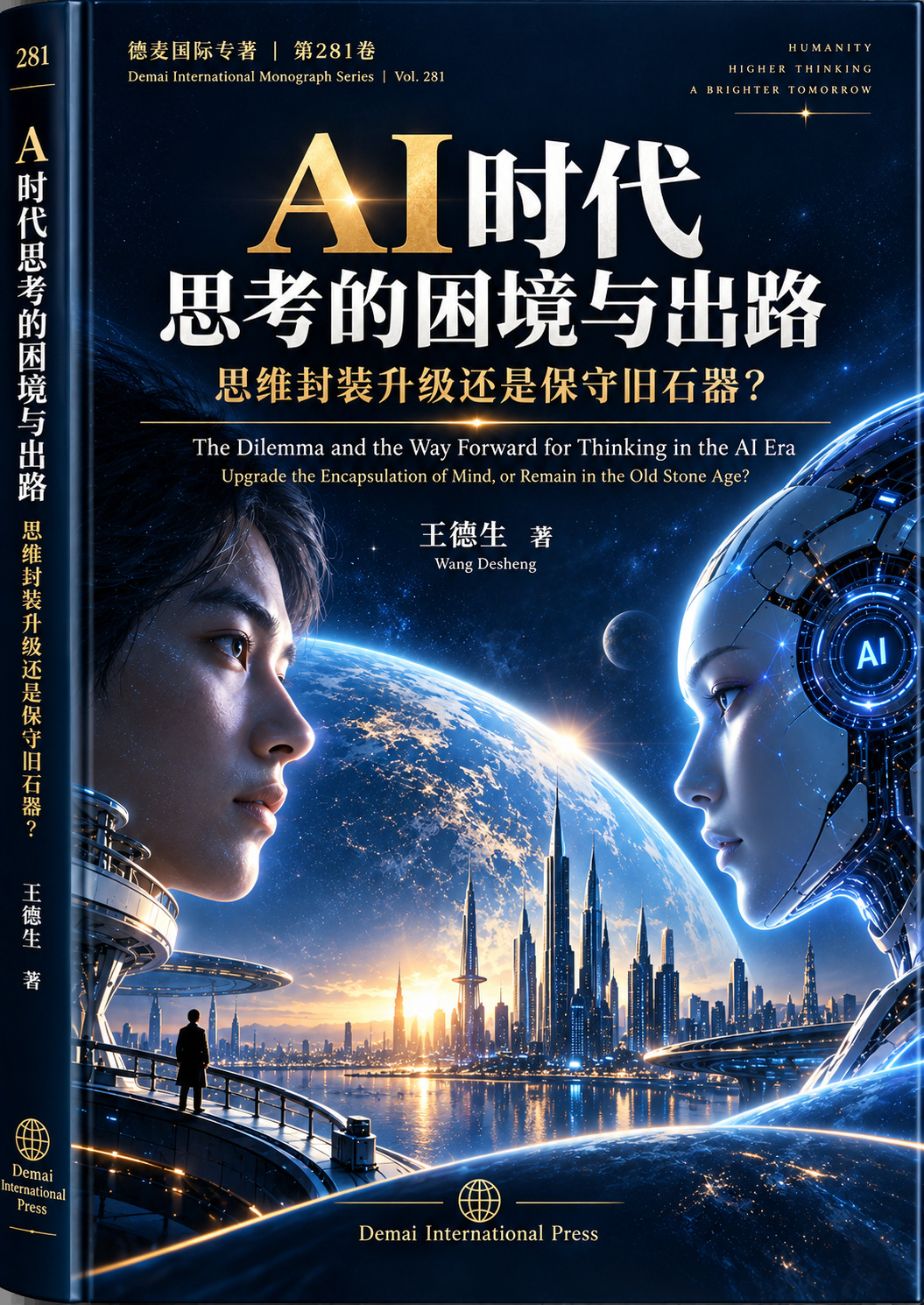 AI时代思考的困境与出路,第281卷现代科幻封面