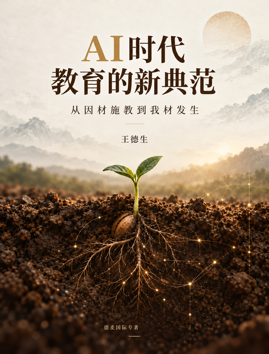 《AI时代教育的新典范：从因材施教到我材发生》封面